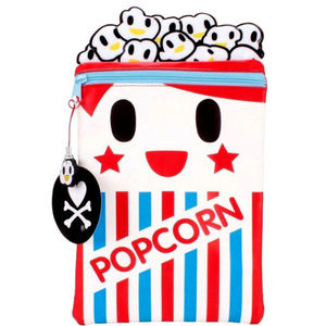 POPCoRN PENCiL Cell Phone CAsE Money PuRSE ZiP BAG